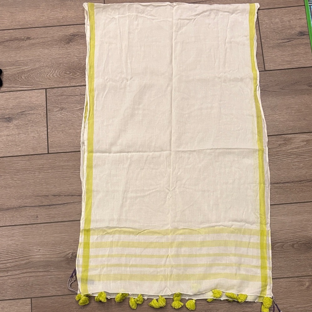 Gap Tassel Cotton Scarf (23.5x82 in)